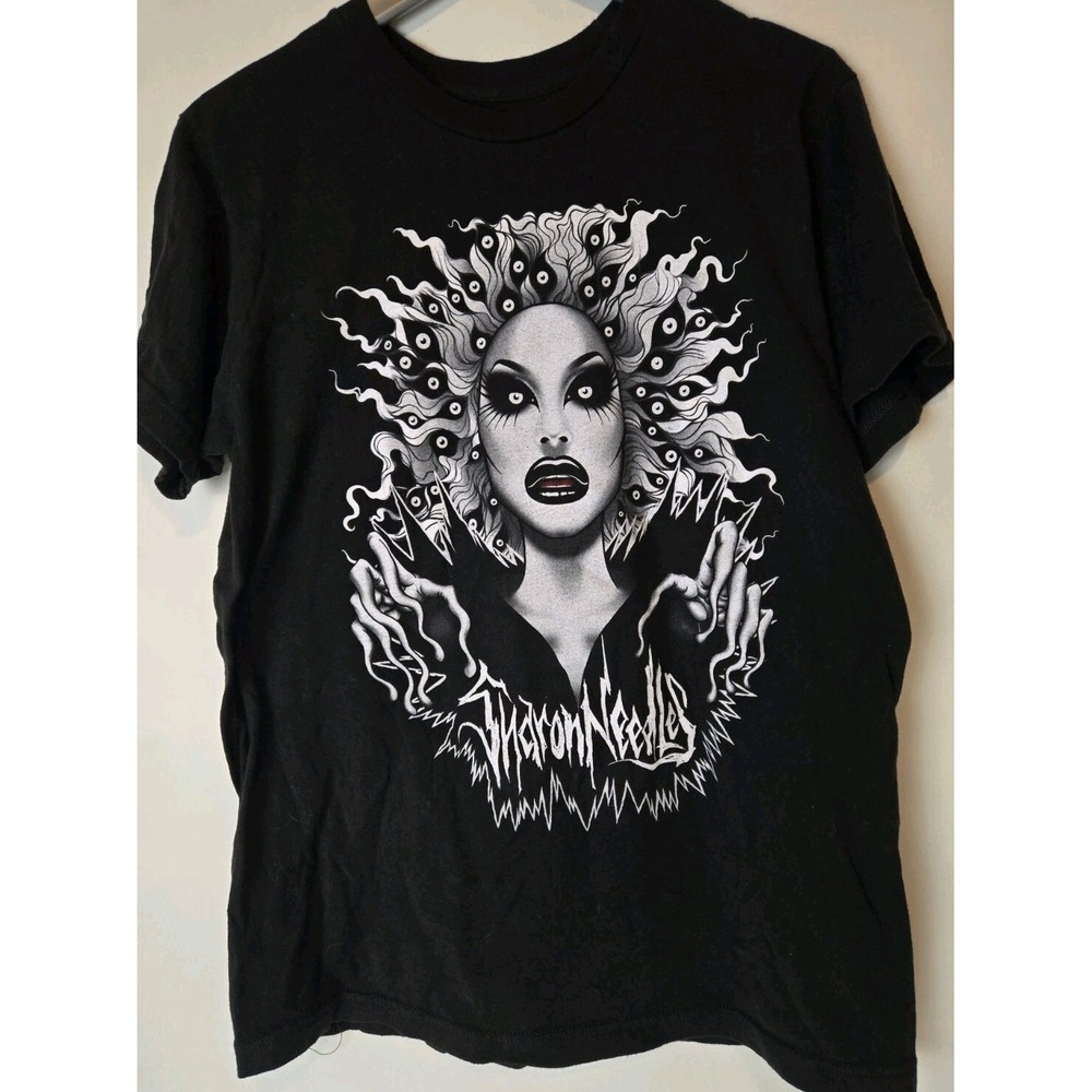 Sharon Needles Drag Queen Tee Shirt Rupauls Drag Race Size Medium Glam Punk Rock